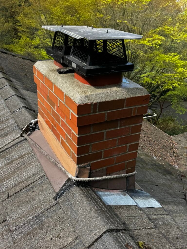 Chimney after cleaned