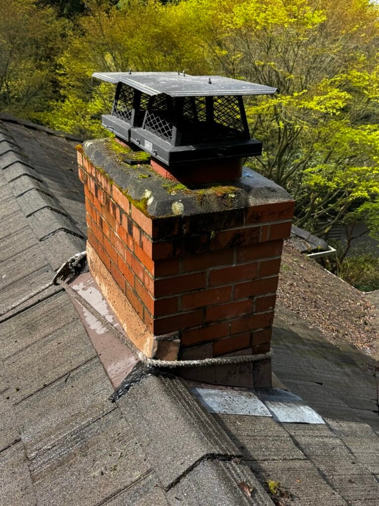 Chimney Before get cleaned